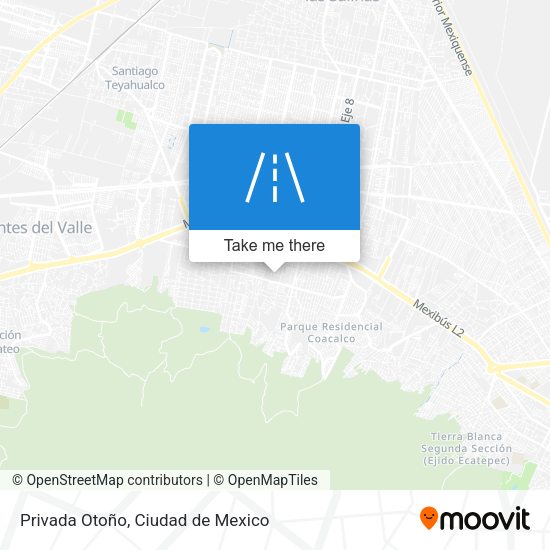 Privada Otoño map