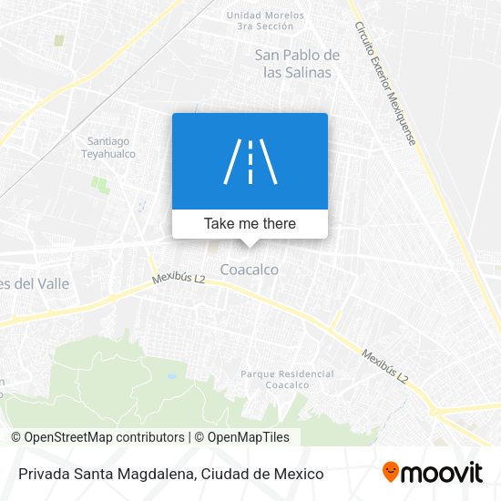 Privada Santa Magdalena map