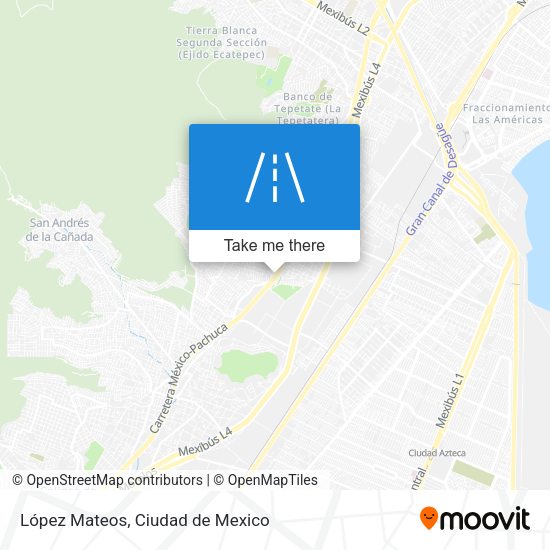 López Mateos map