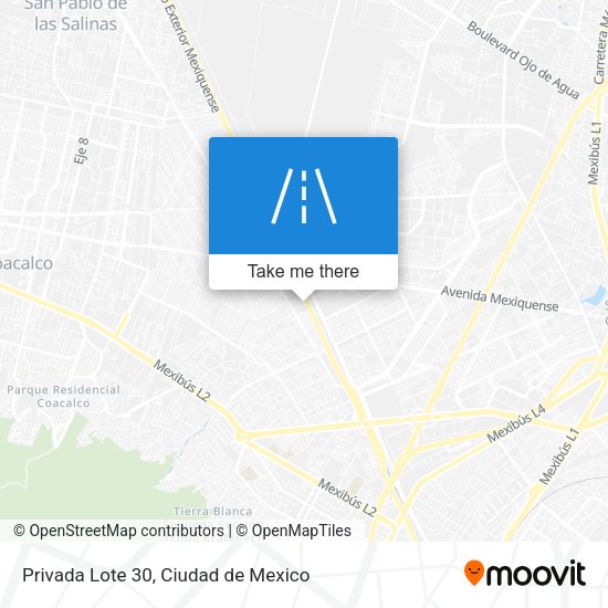 Mapa de Privada Lote 30
