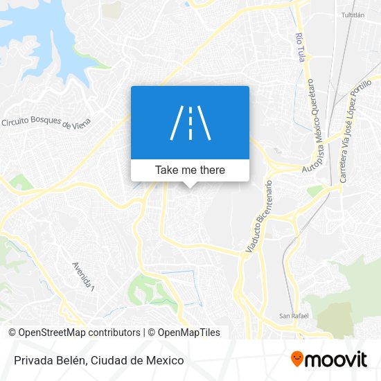 Privada Belén map