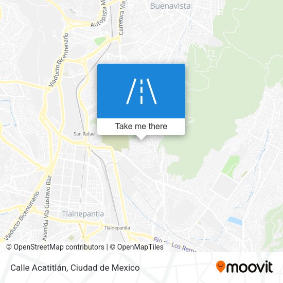 Calle Acatitlán map