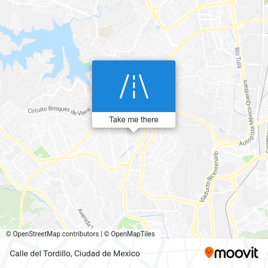 Mapa de Calle del Tordillo