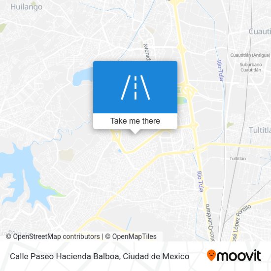 Mapa de Calle Paseo Hacienda Balboa