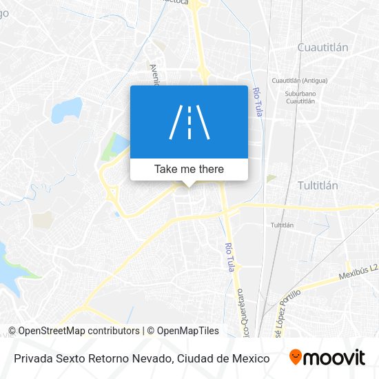 Privada Sexto Retorno Nevado map