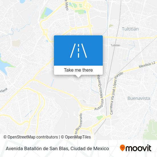 Avenida Batallón de San Blas map