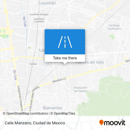 Calle Manzano map