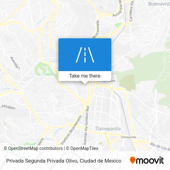 Privada Segunda Privada Olivo map