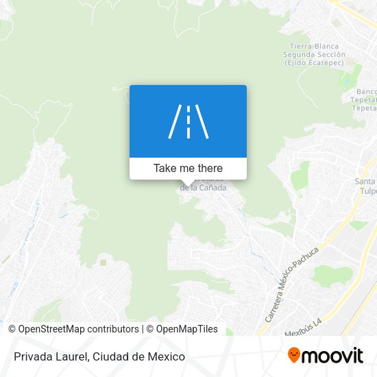 Privada Laurel map