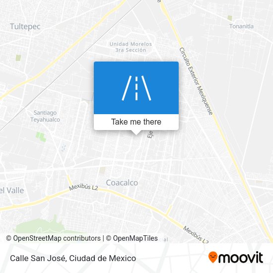 Calle San José map