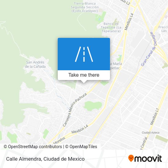 Mapa de Calle Almendra