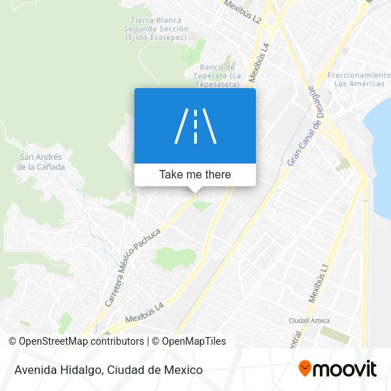 Avenida Hidalgo map