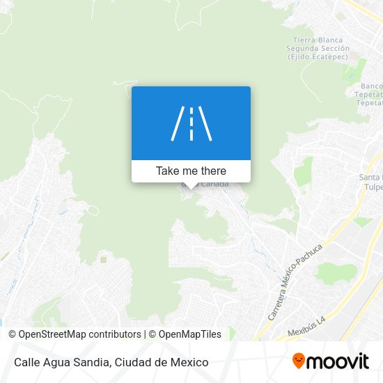 Mapa de Calle Agua Sandia