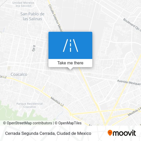 Cerrada Segunda Cerrada map