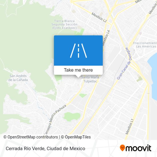 Cerrada Río Verde map