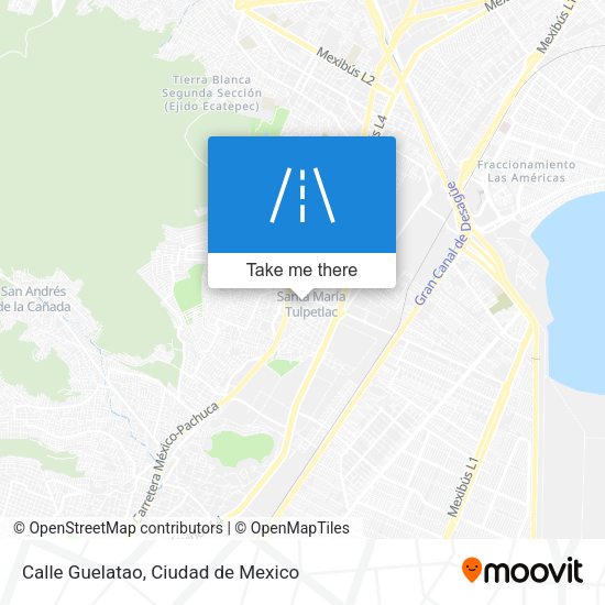 Calle Guelatao map