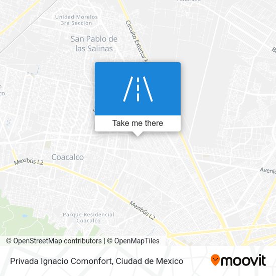 Privada Ignacio Comonfort map