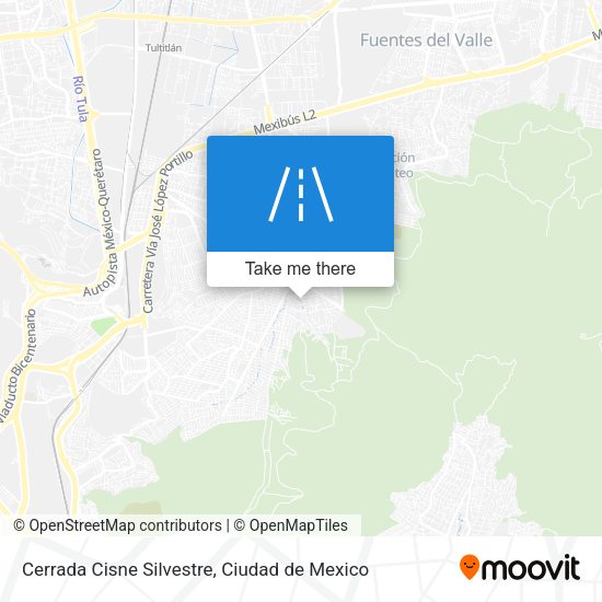 Cerrada Cisne Silvestre map