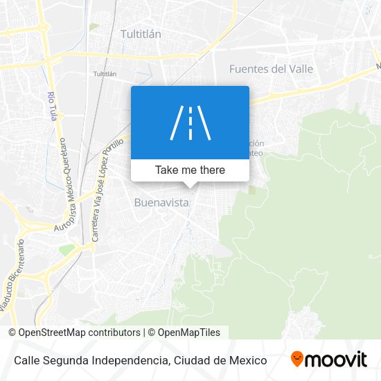 Calle Segunda Independencia map