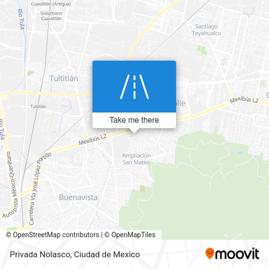 Privada Nolasco map