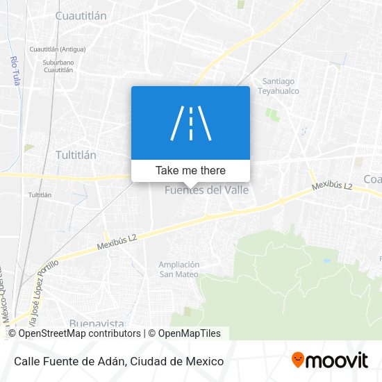 Mapa de Calle Fuente de Adán