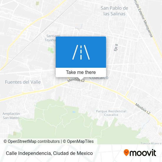 Mapa de Calle Independencia