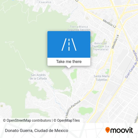 Mapa de Donato Guerra