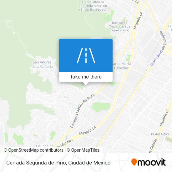 Cerrada Segunda de Pino map