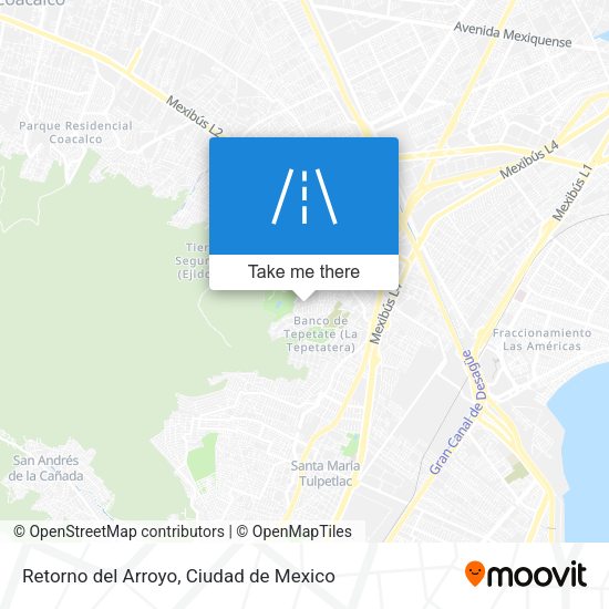 Retorno del Arroyo map