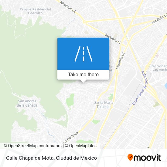 Calle Chapa de Mota map