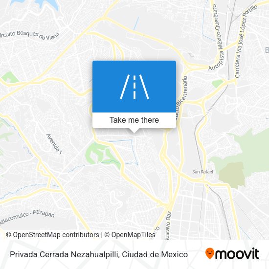 Privada Cerrada Nezahualpilli map