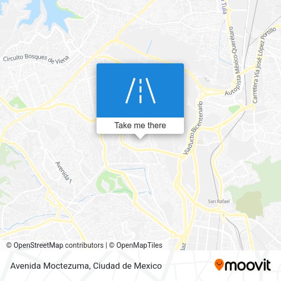 Mapa de Avenida Moctezuma