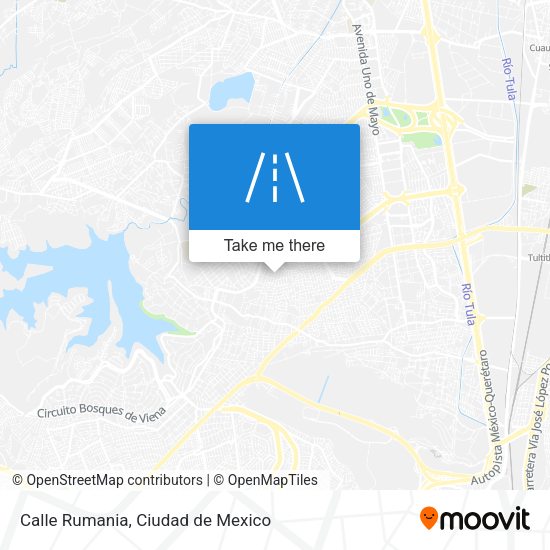 Mapa de Calle Rumania