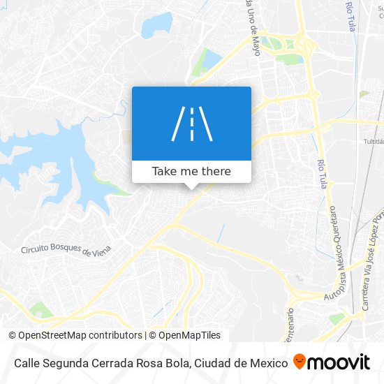 Calle Segunda Cerrada Rosa Bola map
