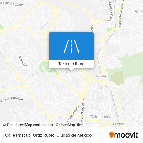 Mapa de Calle Pascual Ortíz Rubio