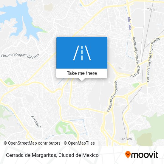 Cerrada de Margaritas map