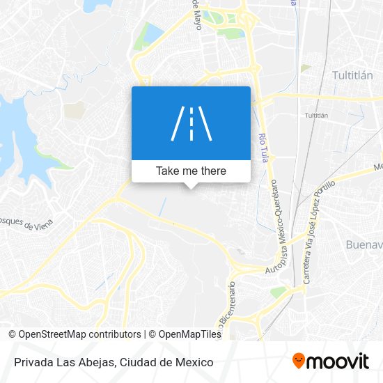 Mapa de Privada Las Abejas