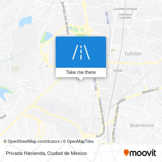 Privada Hacienda map
