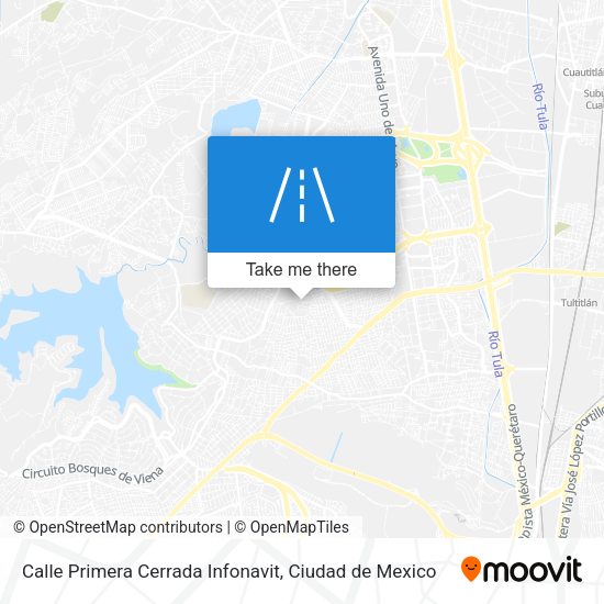 Calle Primera Cerrada Infonavit map