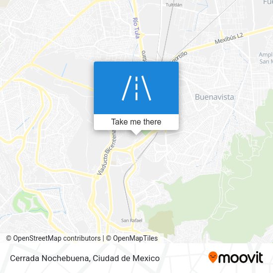 Mapa de Cerrada Nochebuena