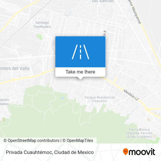 Privada Cuauhtémoc map