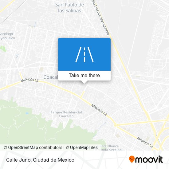 Calle Juno map