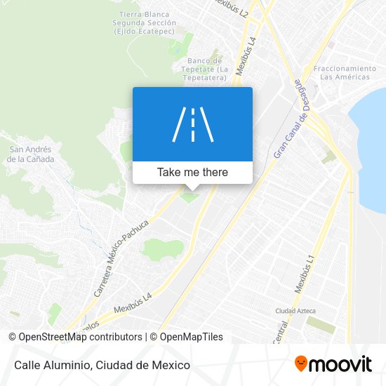 Mapa de Calle Aluminio