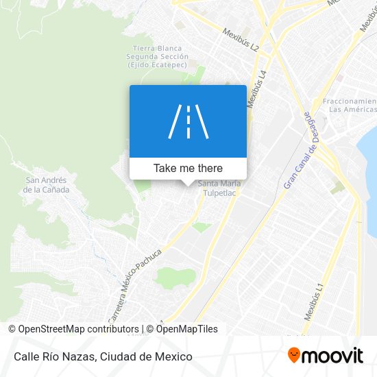 Mapa de Calle Río Nazas