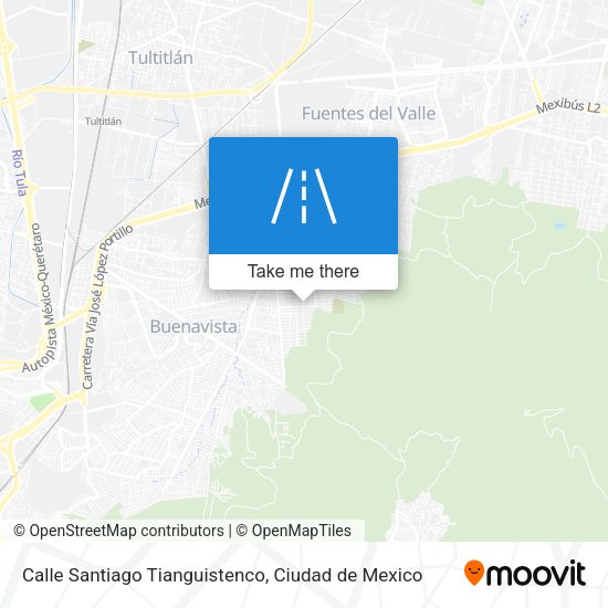 Mapa de Calle Santiago Tianguistenco