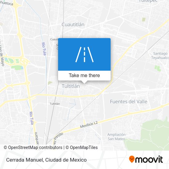 Mapa de Cerrada Manuel