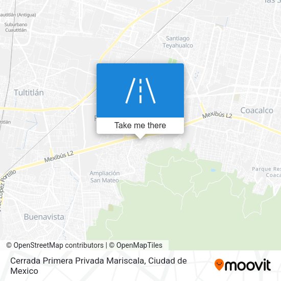 Cerrada Primera Privada Mariscala map