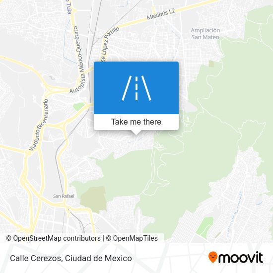 Calle Cerezos map