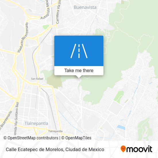 Calle Ecatepec de Morelos map