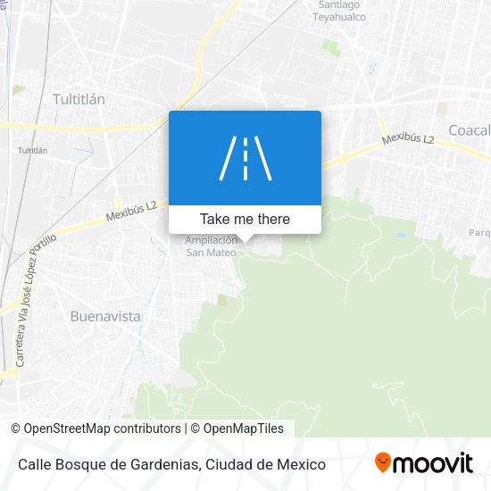 Calle Bosque de Gardenias map